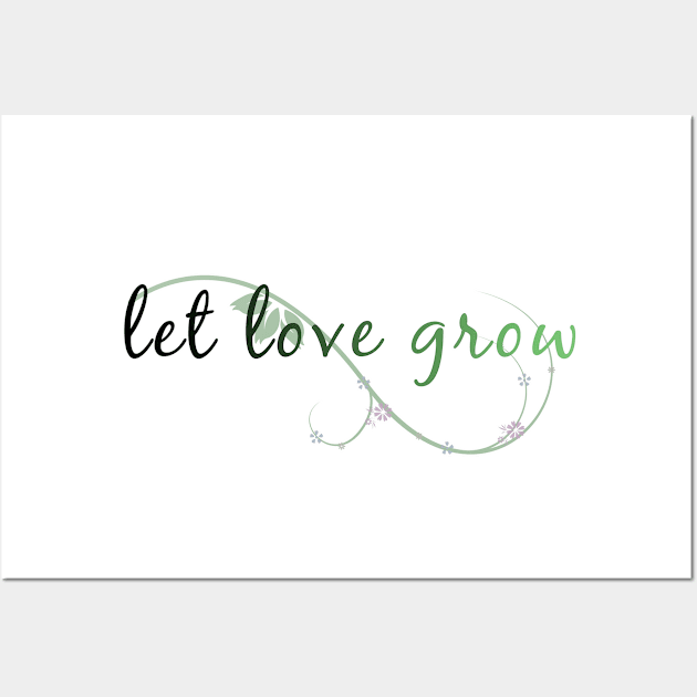 Let Love Grow Wall Art by nochi